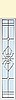12" X 60" SPRING FLOWER SIDELIGHT