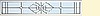 60" X 12" SPRING FLOWER TRANSOM