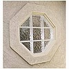 26" X 34" LONG OCTAGON WINDOW - 1.5" THICK