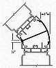 45 Degree Corner per foot